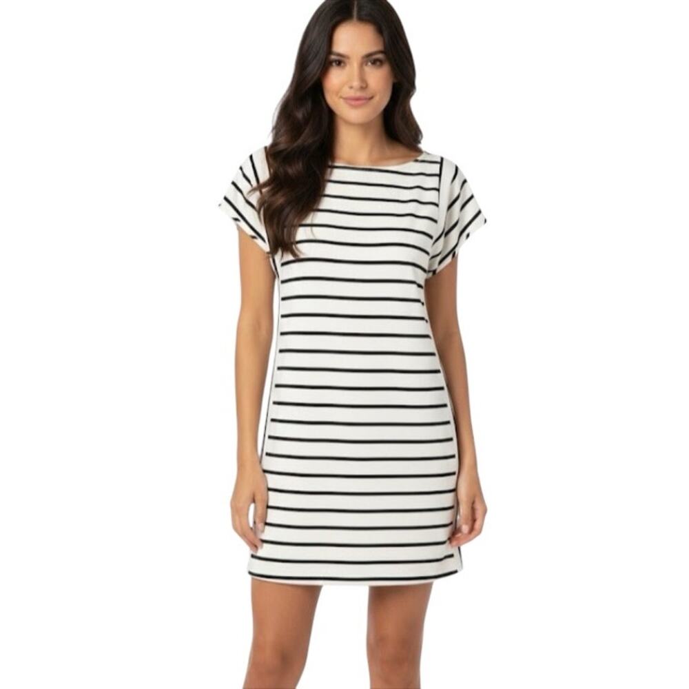 Marie Oliver Jenni Striped Silk Shift Dress XXS